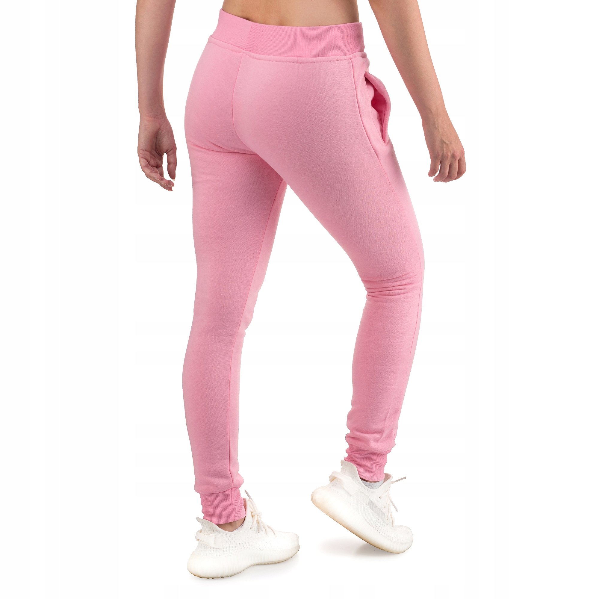 CK01 roz. S DAMSKIE SPODNIE DRESOWE GŁADKIE Materiał dominujący bawełna