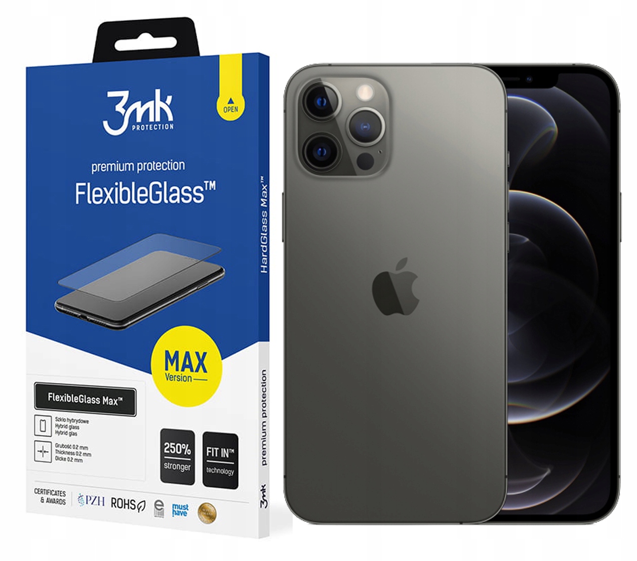 

Szkło FlexibleGlass Max do iPhone 12 Pro Max 3MK