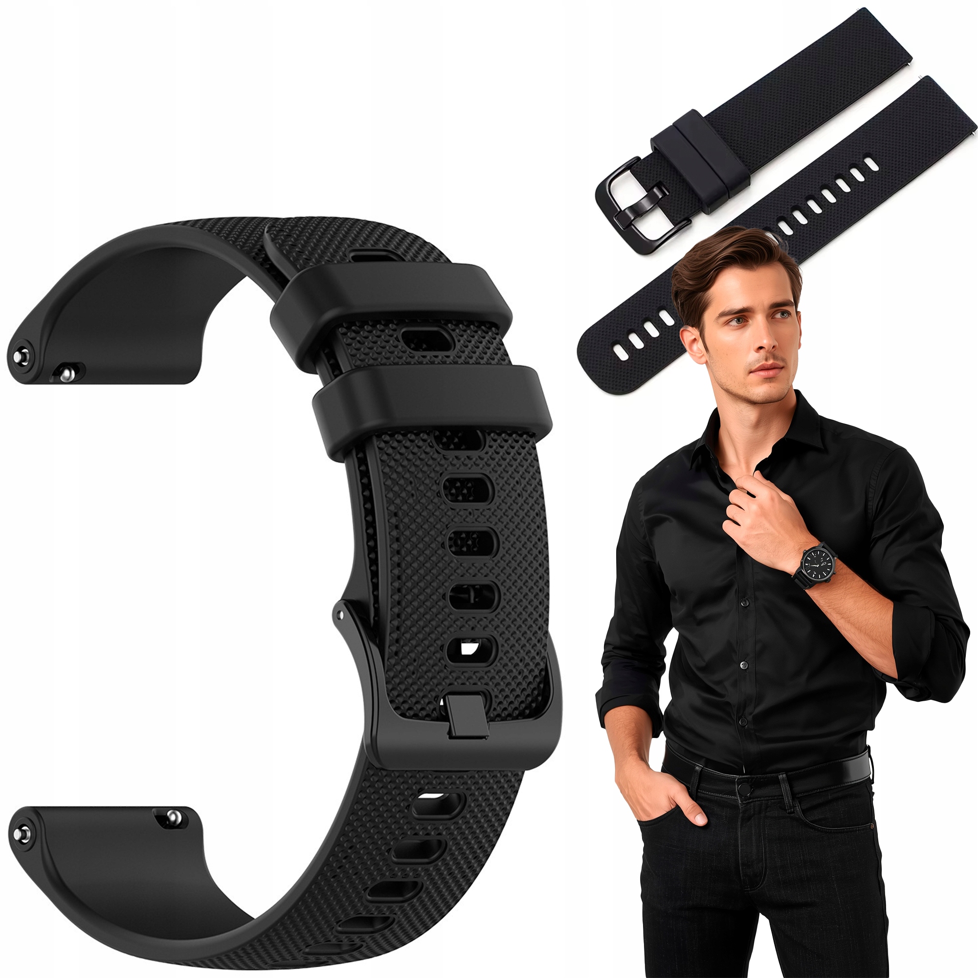 Pasek Do Zegarka 22mm Pasek Do Smartwatch 22mm