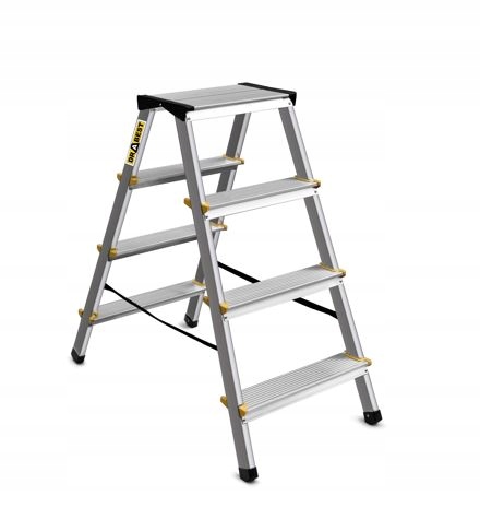 

Drabina aluminiowa 4 stopnie wytrzymałość 150 kg
