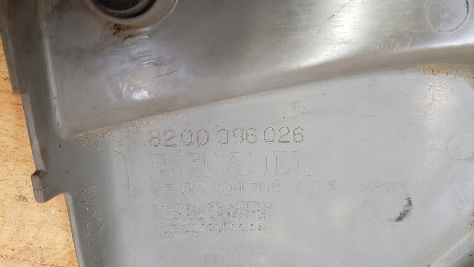 защита консоли renault KANGOO I