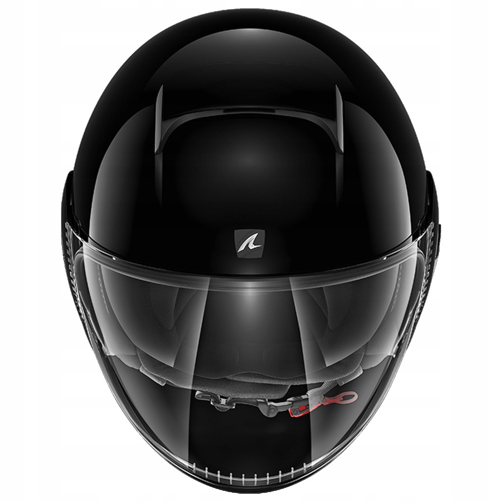 SHARK KASK MOTOCYKLOWY OTWARTY NANO BLANK BLACK S Obwód głowy 55-56 cm