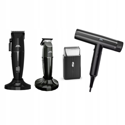 Zestaw Jrl Onyx Trymer Maszynka Golarka Suszarka 2 Stacje
