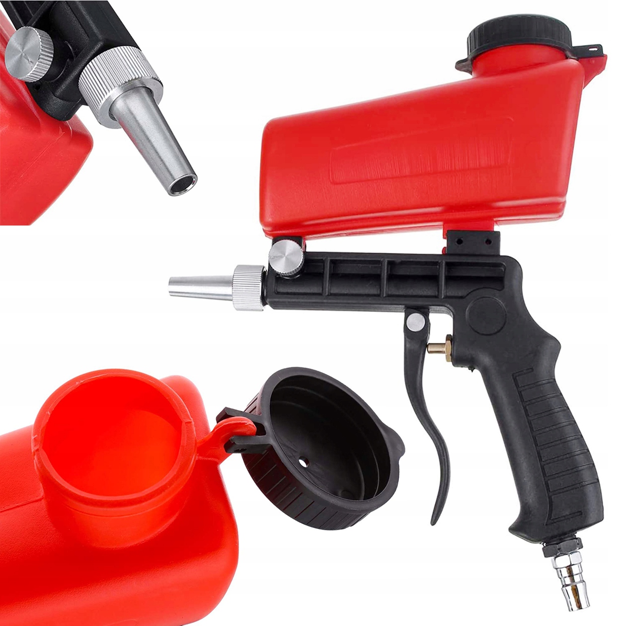 

Piaskarka Pistolet Zbiornik Piaskowania Sodowania