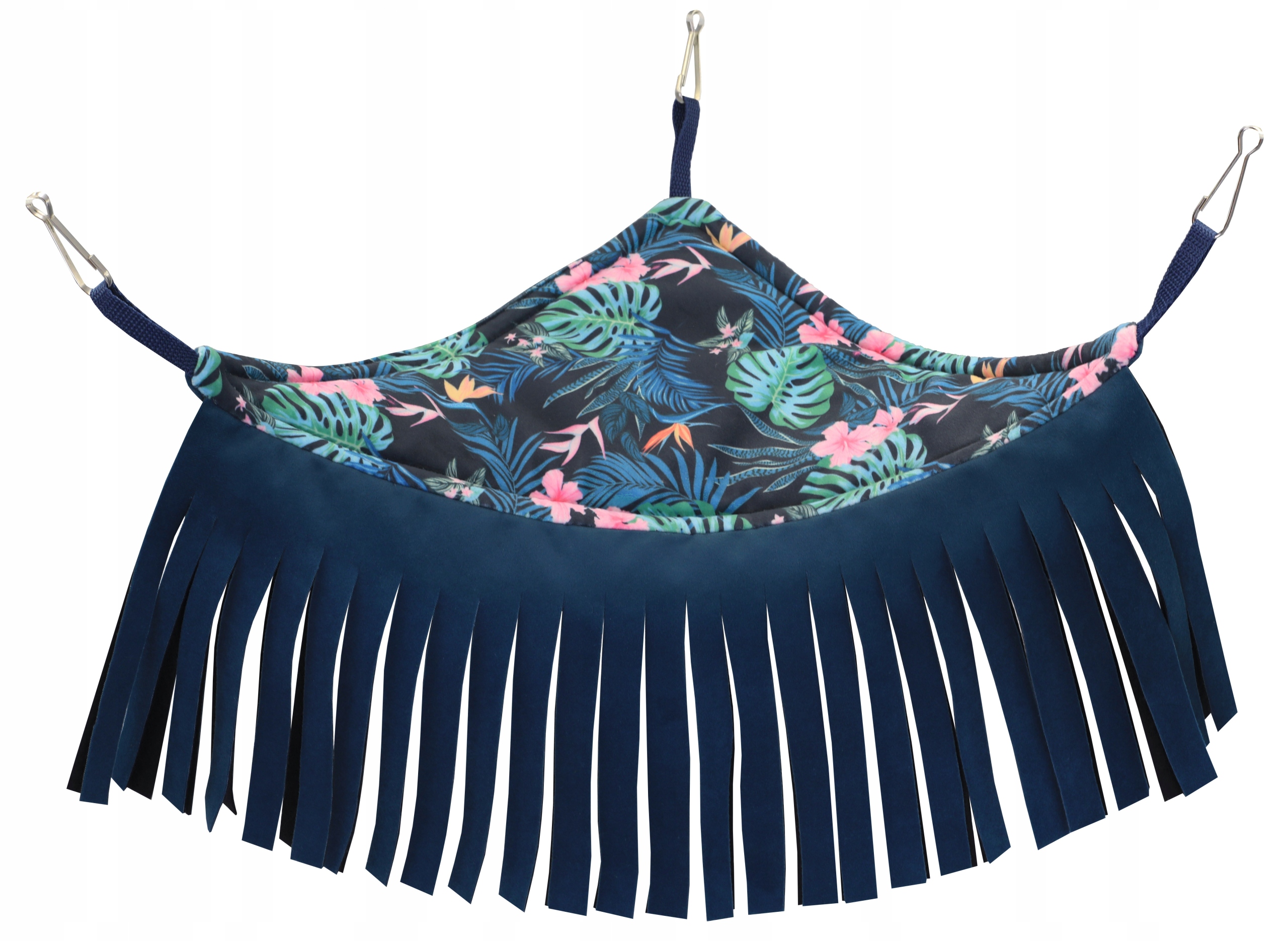 Levně Hamak S Třásněmi 30X30 Rohový Pro Potkana Myš Tropický Les Domeček