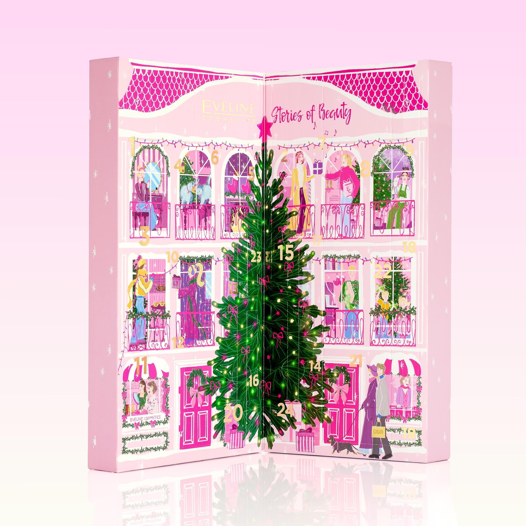 Eveline Cosmetics Kalendarz adwentowy z kosmetykami zestaw prezentowy 2026