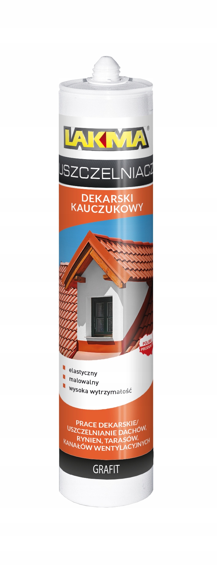 

Silikon Kauczukowy Uszczelniacz Dekarski Grafitowy