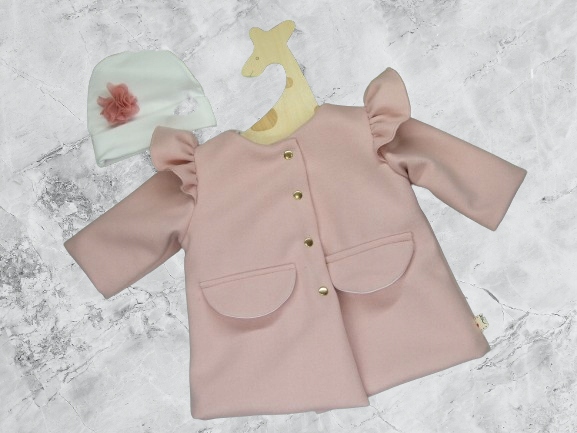 Płaszczyk elegancki na chrzest 74r KOLORY Rozmiar 74