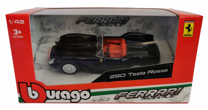 

Bburago 1:43 Ferrari 250 Testa Rossa Race&play