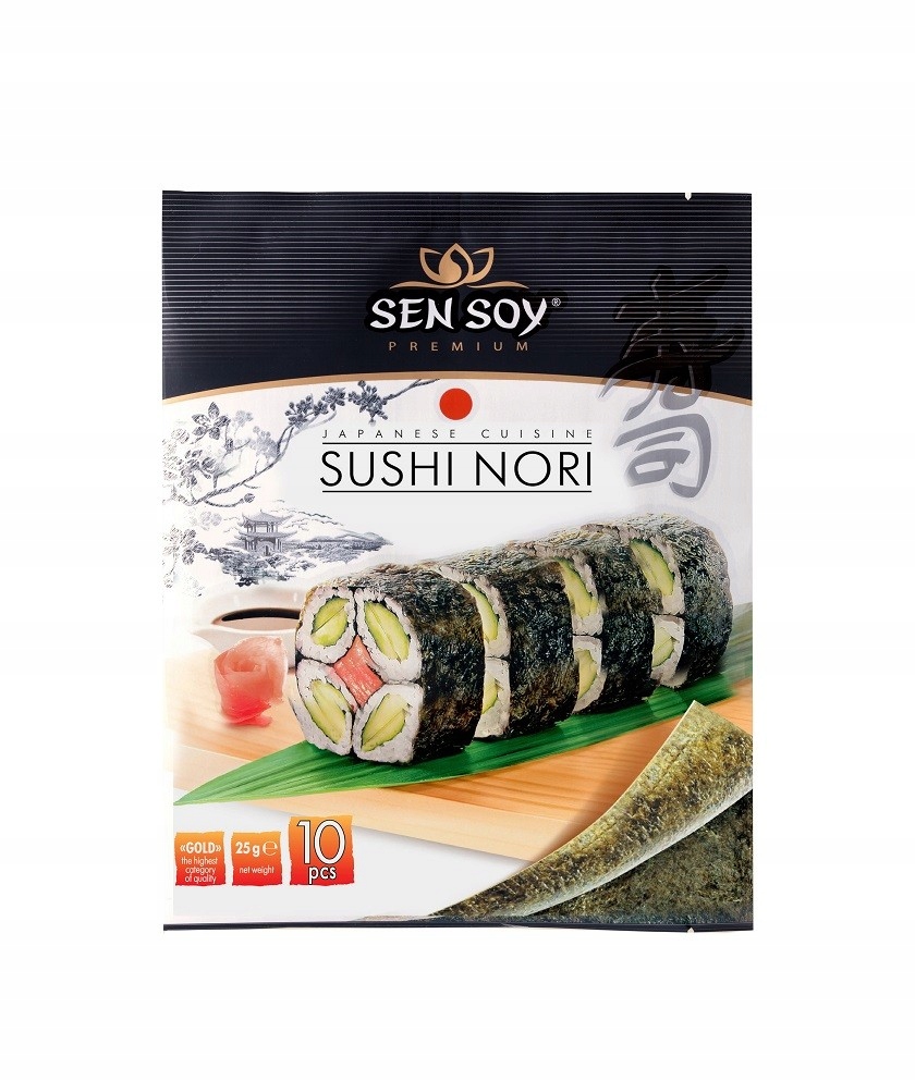 

Glony do sushi nori gold 50ark Premium Sen Soy