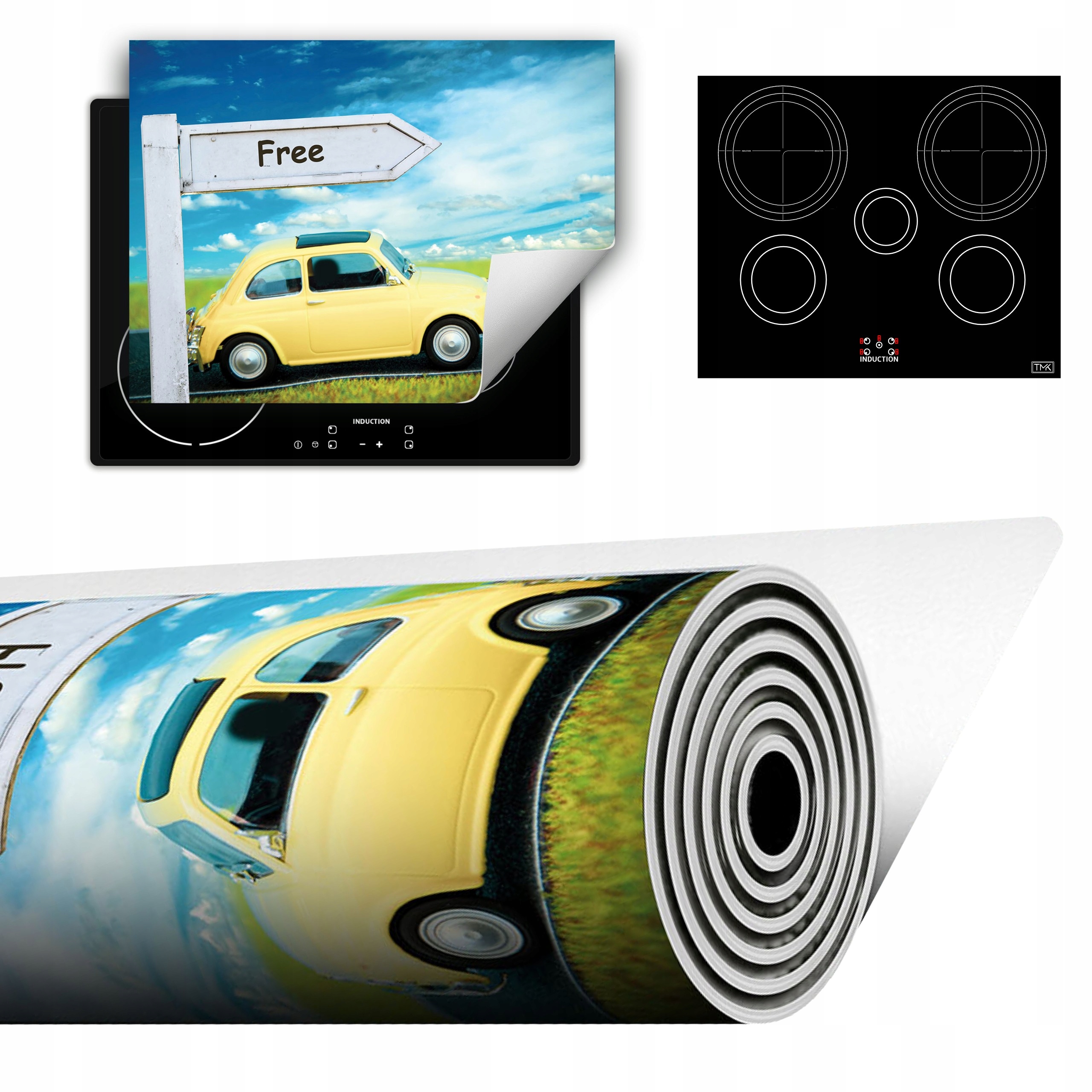 Vinylová Podložka Do Kuchyně Více Místa 70x52 dovolená auto