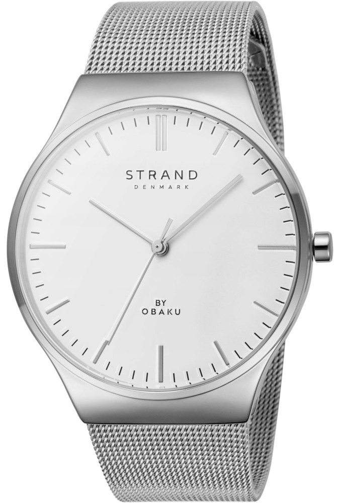 Nový originální dámský náramek Strand od firmy Obaku S717LXCWMC stříbrný, krabička