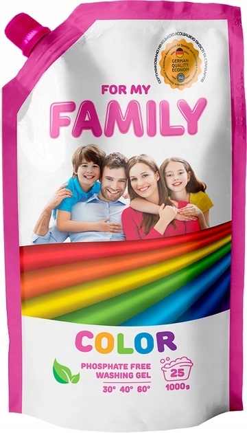 

For my Family żel do prania Kolor 1000g 25 prań