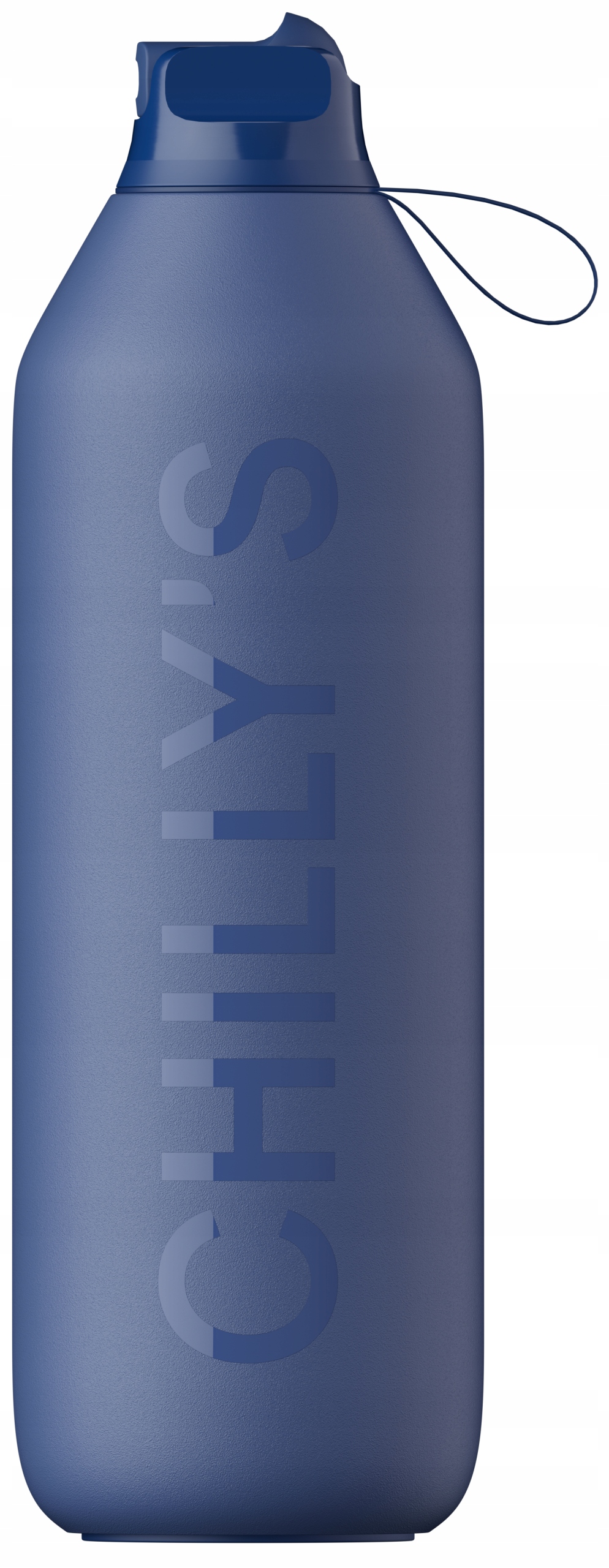 Chilly's 2 Flip oceľová športová fľaša 1 l modrá