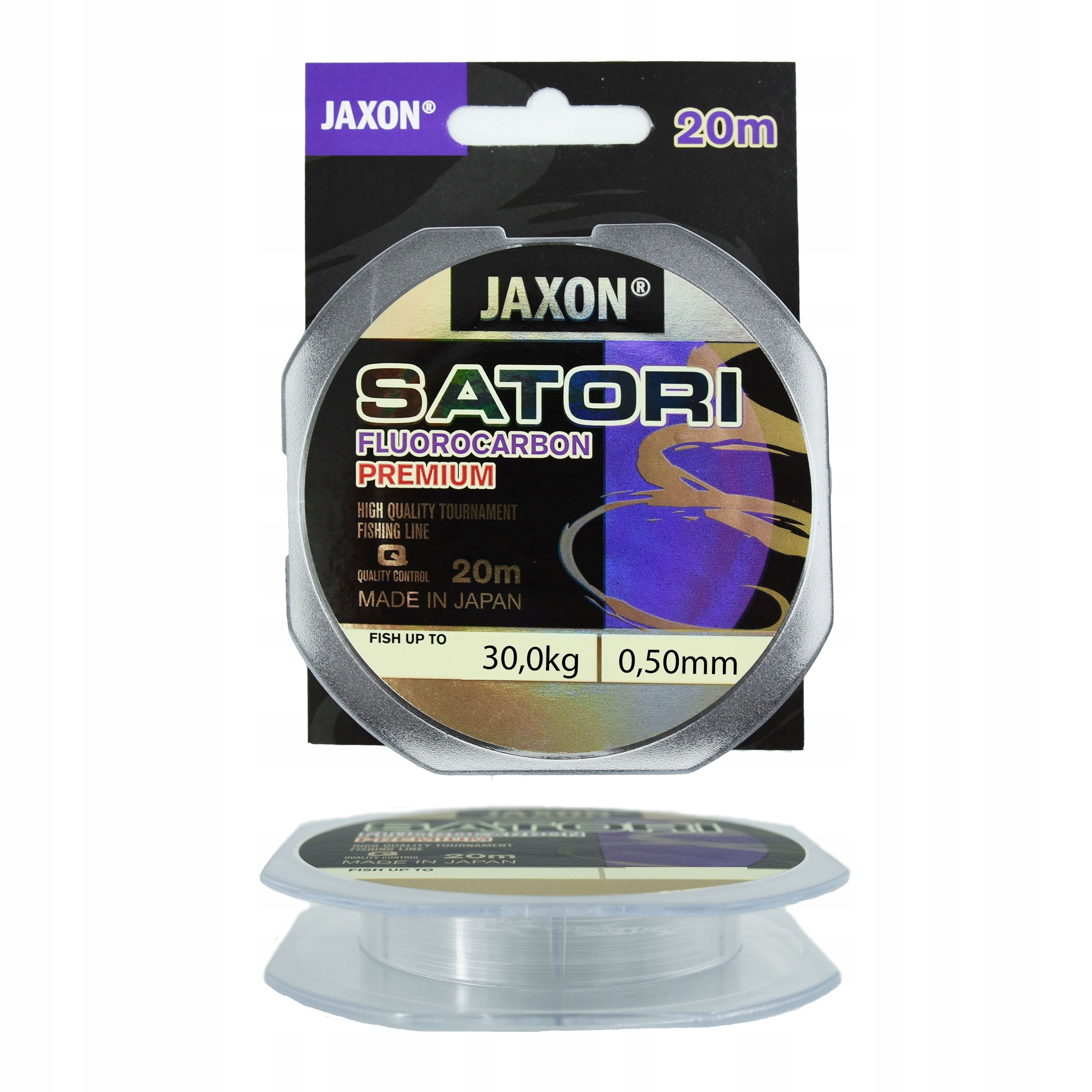 Fluorocarbon uniwersalny Jaxon Satori Premium 0,50mm 20m 30kg
