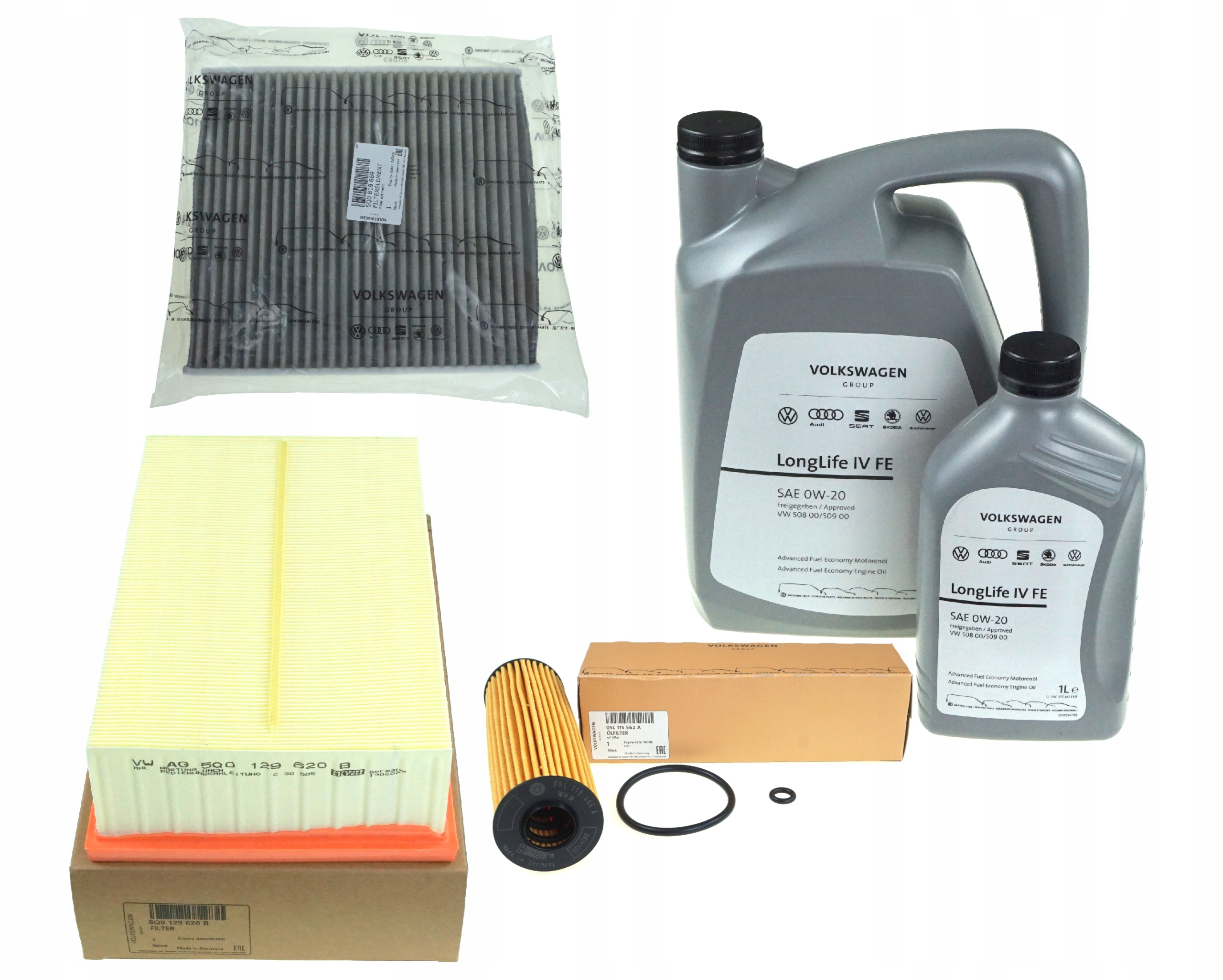 Оригинальный комплект фильтров VW PASSAT B8 2.0 TDI