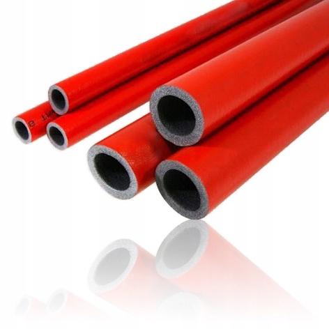 Izolacja otulina czerwona na rurę 15 /6 JAKOŚĆ akc