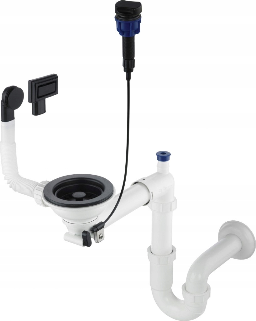 Sifón čierny Vymeniteľná sada sifónu, 1 miska (ZXY_N972) /sm/