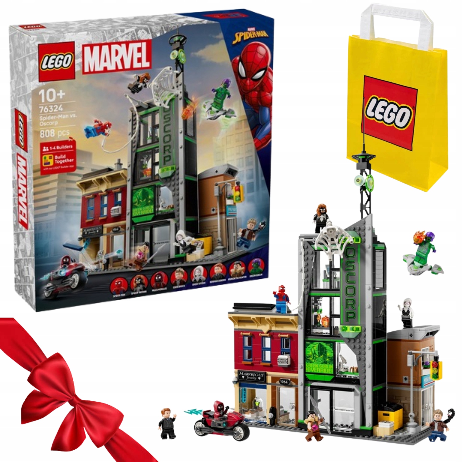Lego Klocki Heroes 76324 Spider-Man i Oscorp
