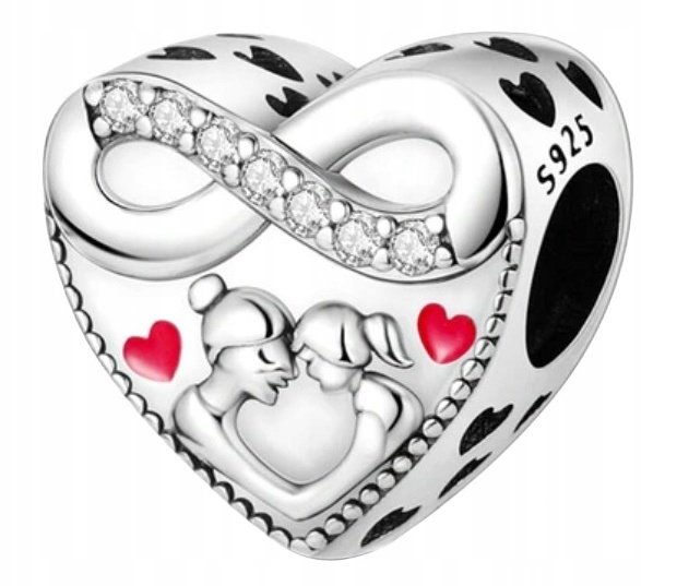 Stříbrný přívěsek Ag 925 Srdce nekonečno IM0260624CH