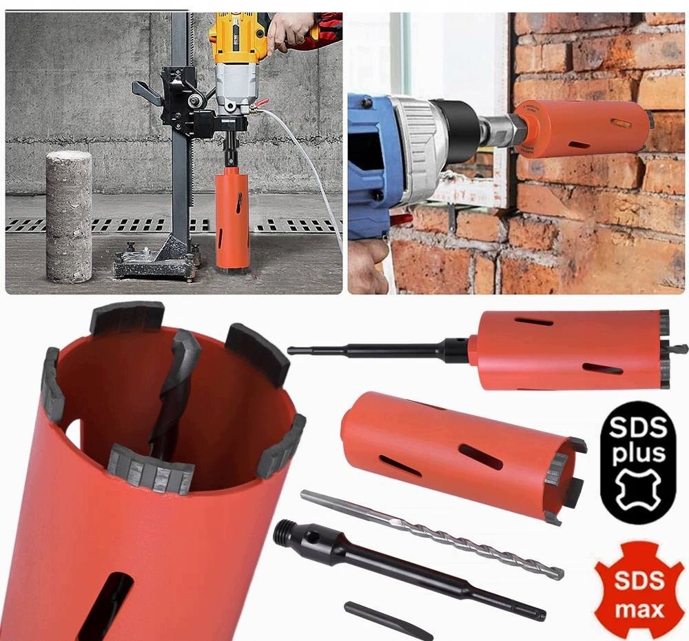 Sds Plus Max Diamantový vrták Ø102 mm vrták