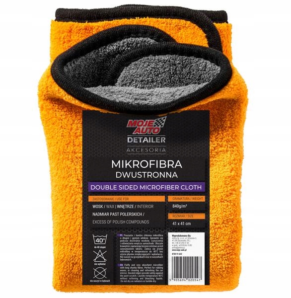 

Moje Auto Detailer Mikrofibra Dwustronna 41x41CM