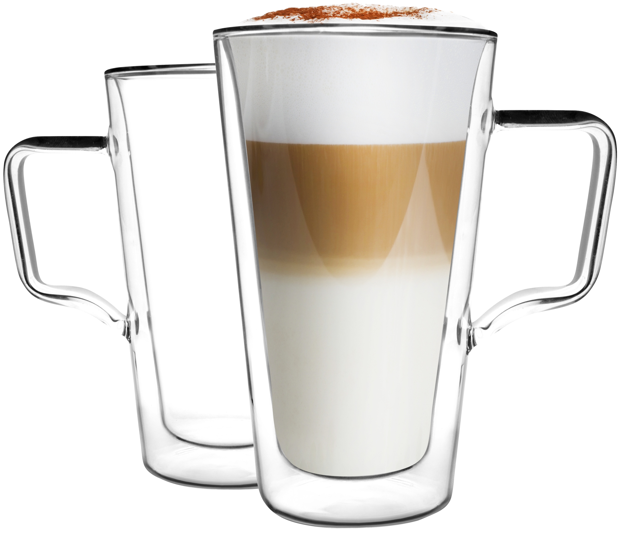 

Szklanki termiczne z uchem do kawy latte 2x 350ml