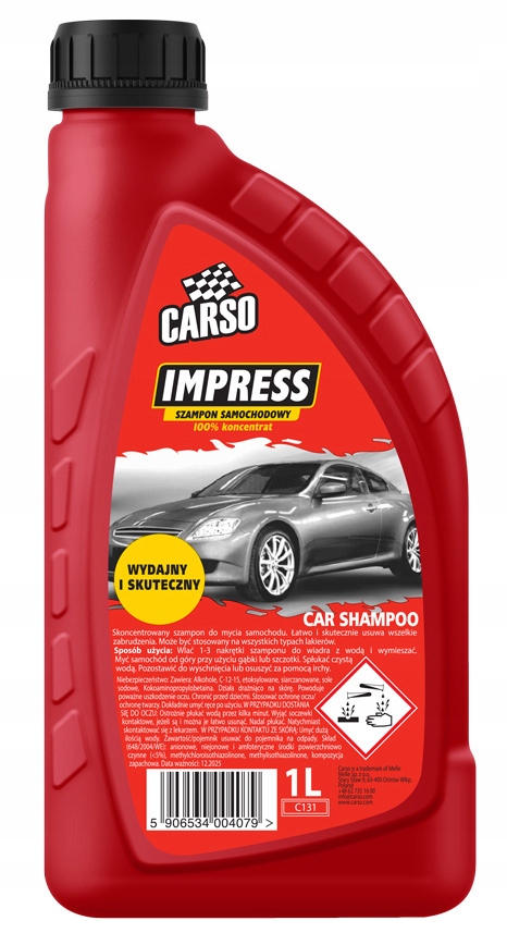 

K2 Carso Impress Szampon Samochodowy Koncentrat 1L
