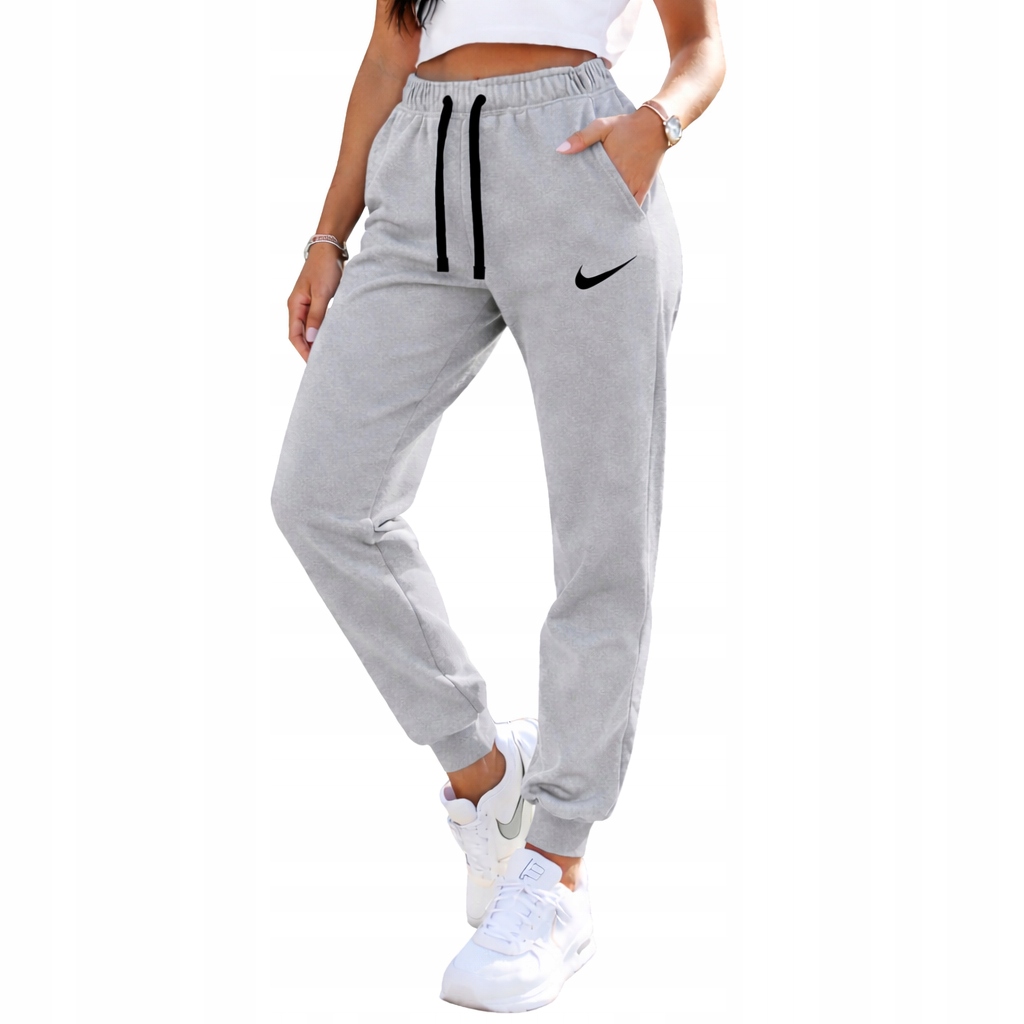 Nike Damskie Młodzieżowe Spodnie Bawełniane Dresowe IB1250-063