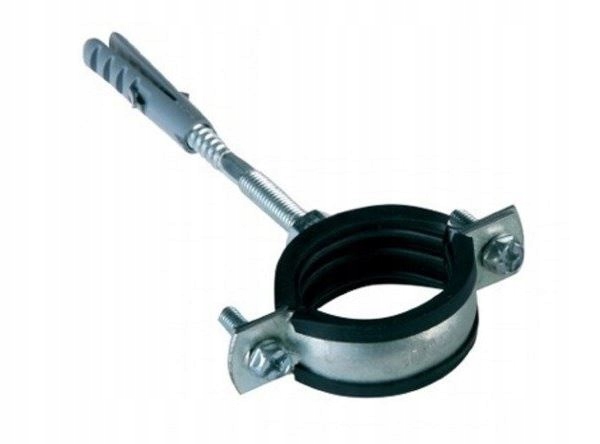 

Uchwyt Obejma metalowa z gumą do rur 47-52 mm