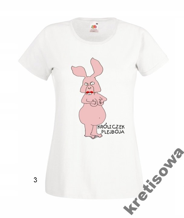 

Kolorowe Koszulki Zając Królik Rabbit Wzory