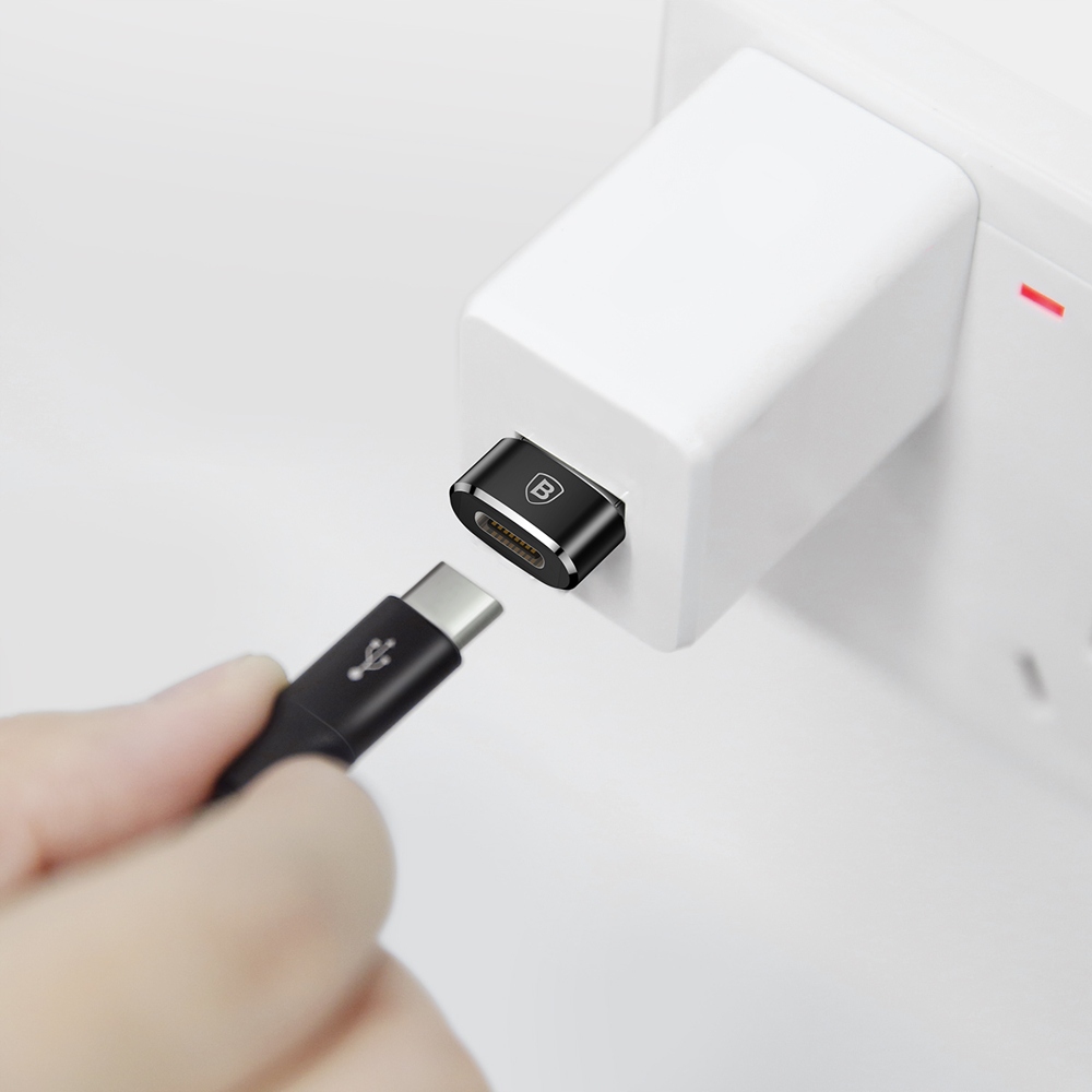 BASEUS Adapter Przejściówka USB-C TYP-C na USB typ A 3A JAKOŚĆ PRZELOTKA Marka Baseus
