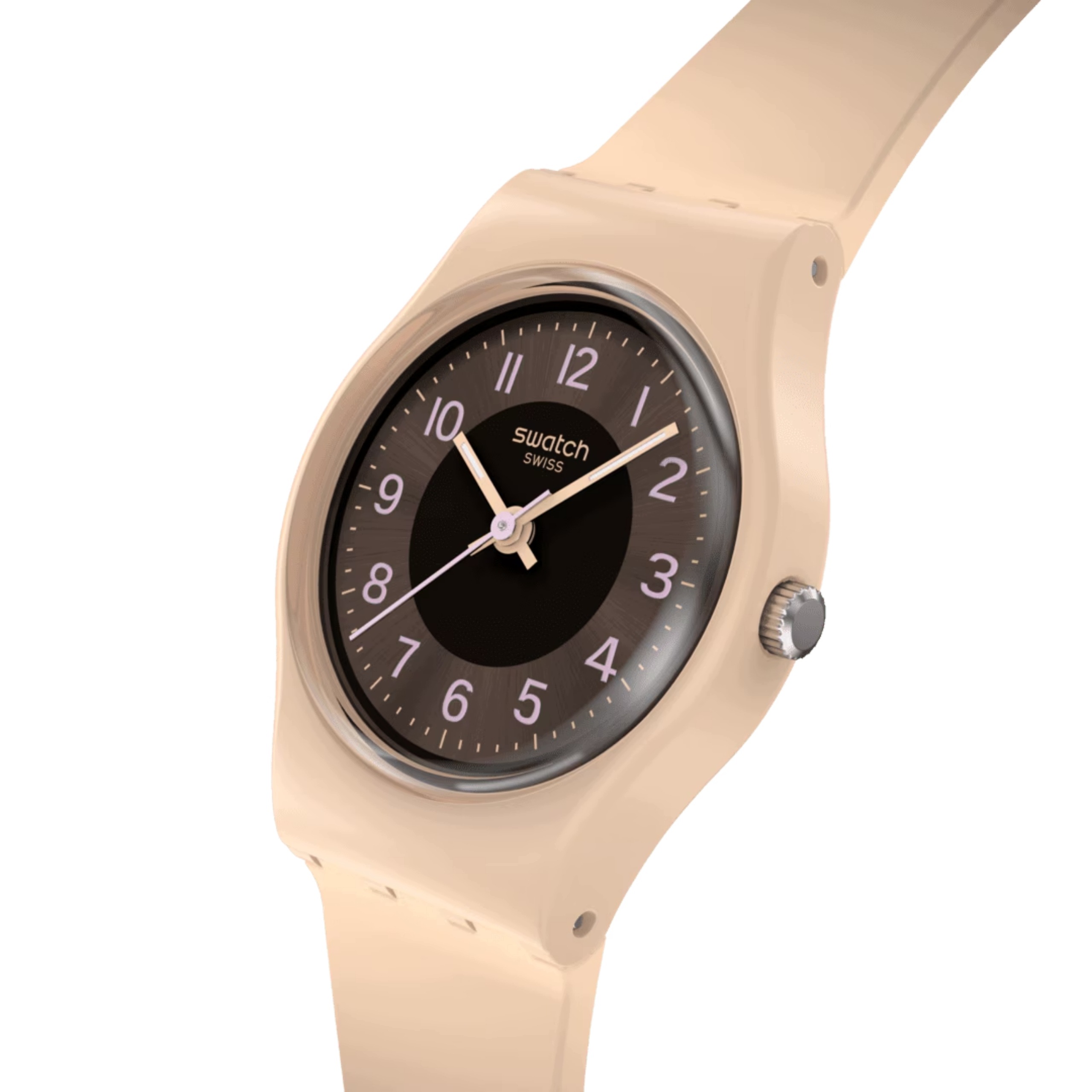 Hodinky Swatch Espresso Charm Hnědé LT104 Unisex Nové
