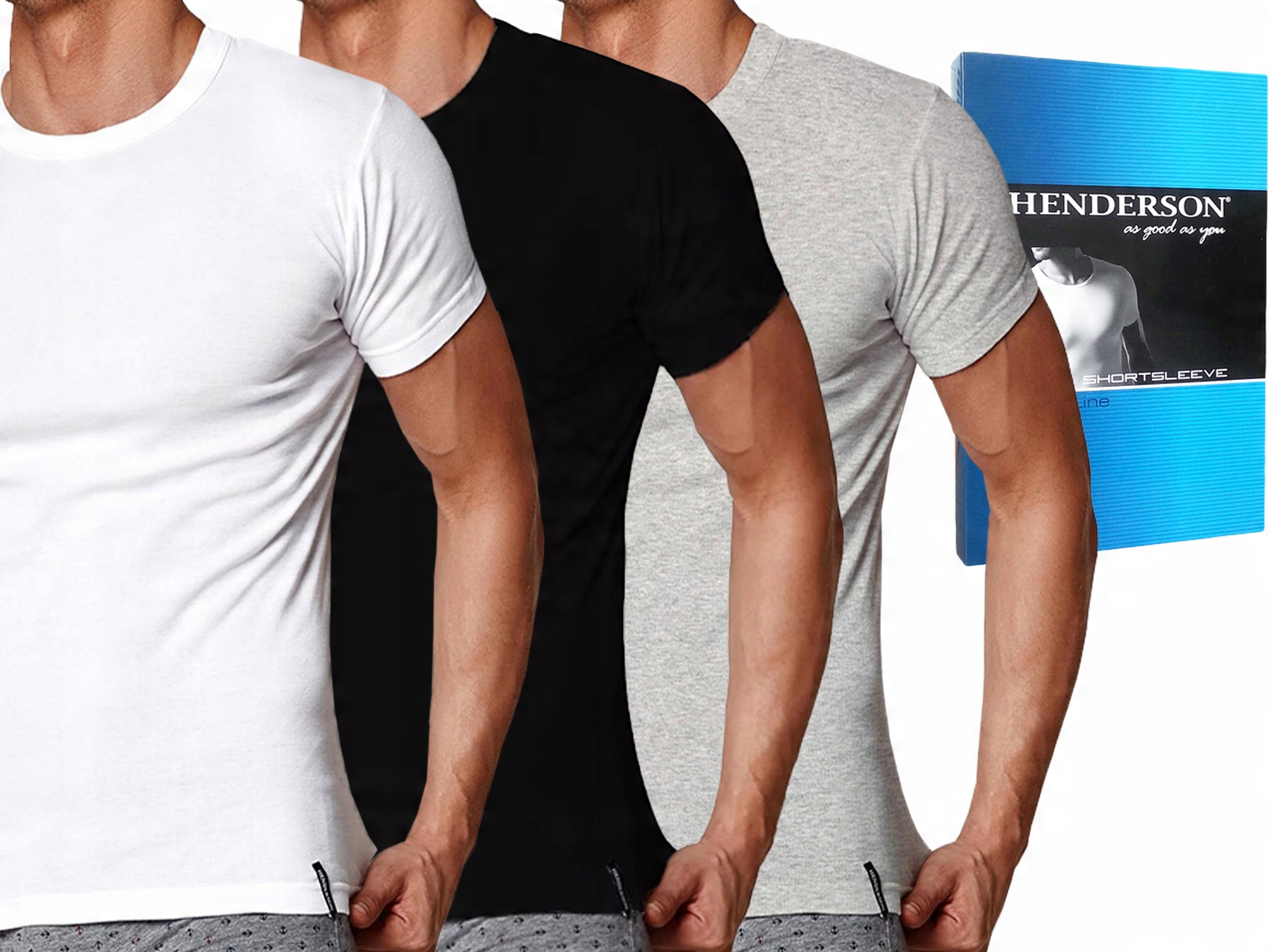 

T-shirt K1 Henderson 3PAK MIX 100% bawełna, 3XL