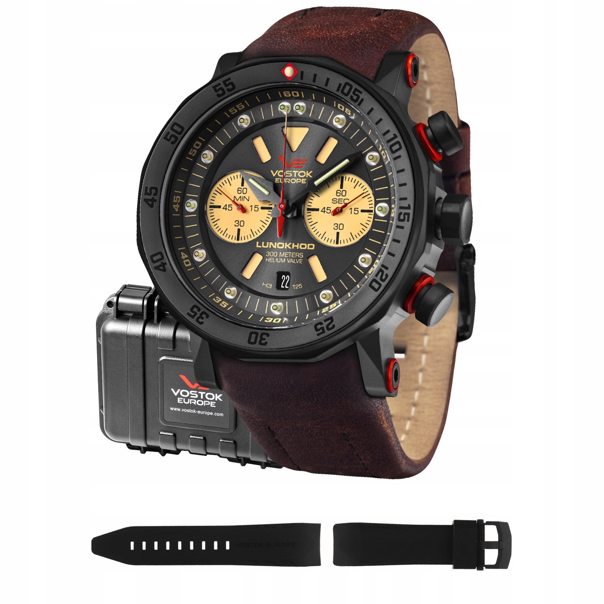 Pánské Hodinky Vostok Europe 6S21-620C629, černý řemínek