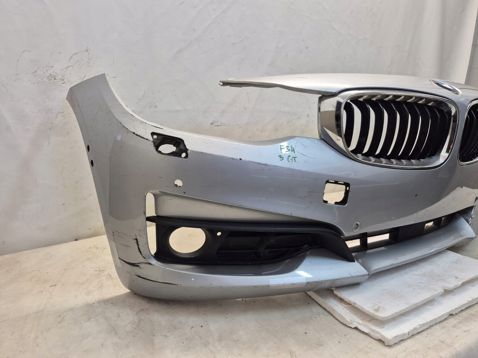 BMW 3 F34 GT 13- bumper front front SPR 6XPDC 7293806