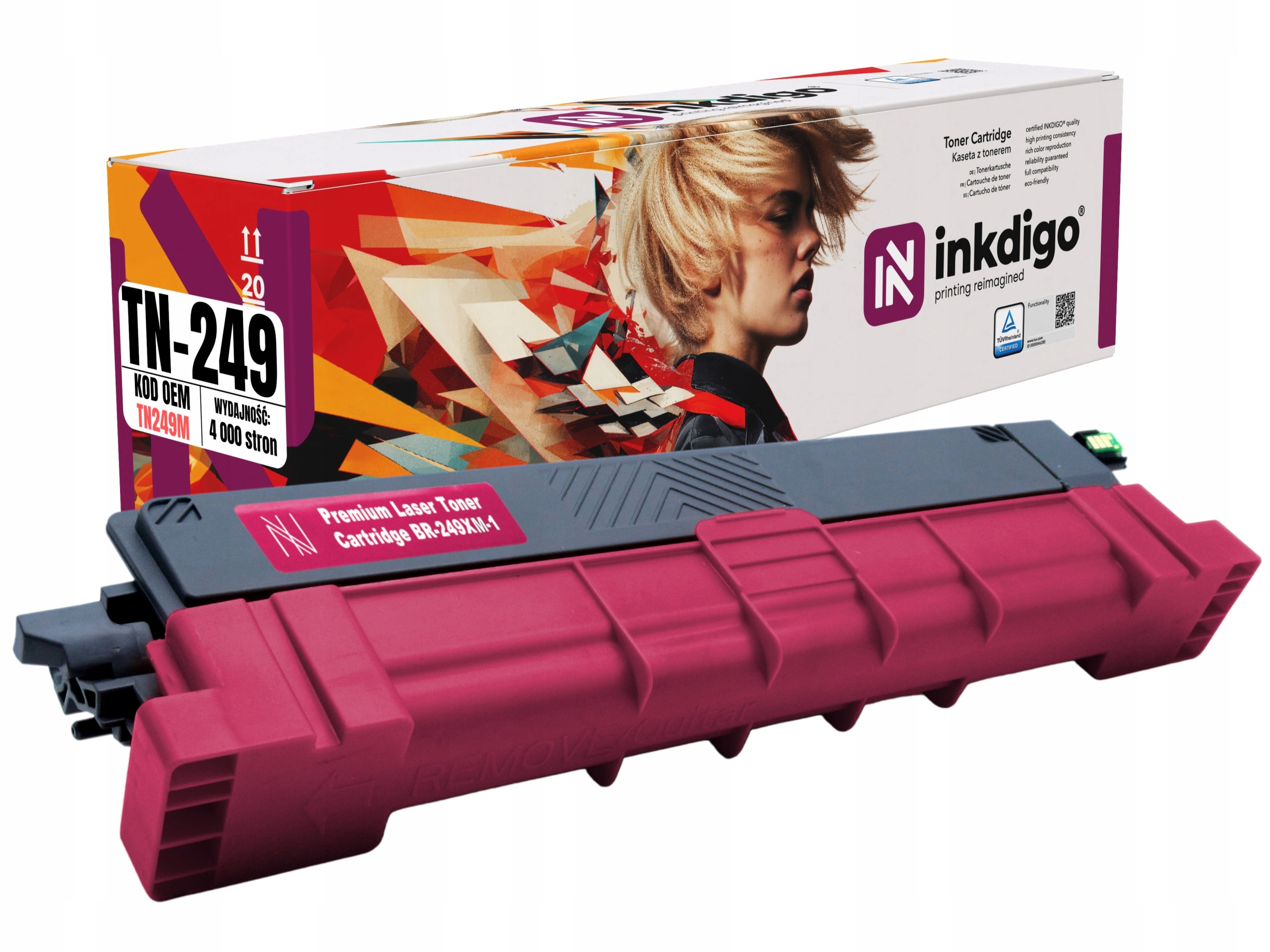 TN-249M Toner Náhrada Pro Tiskárny Brother HL-L8230 HL-L8240 MFC-L8340