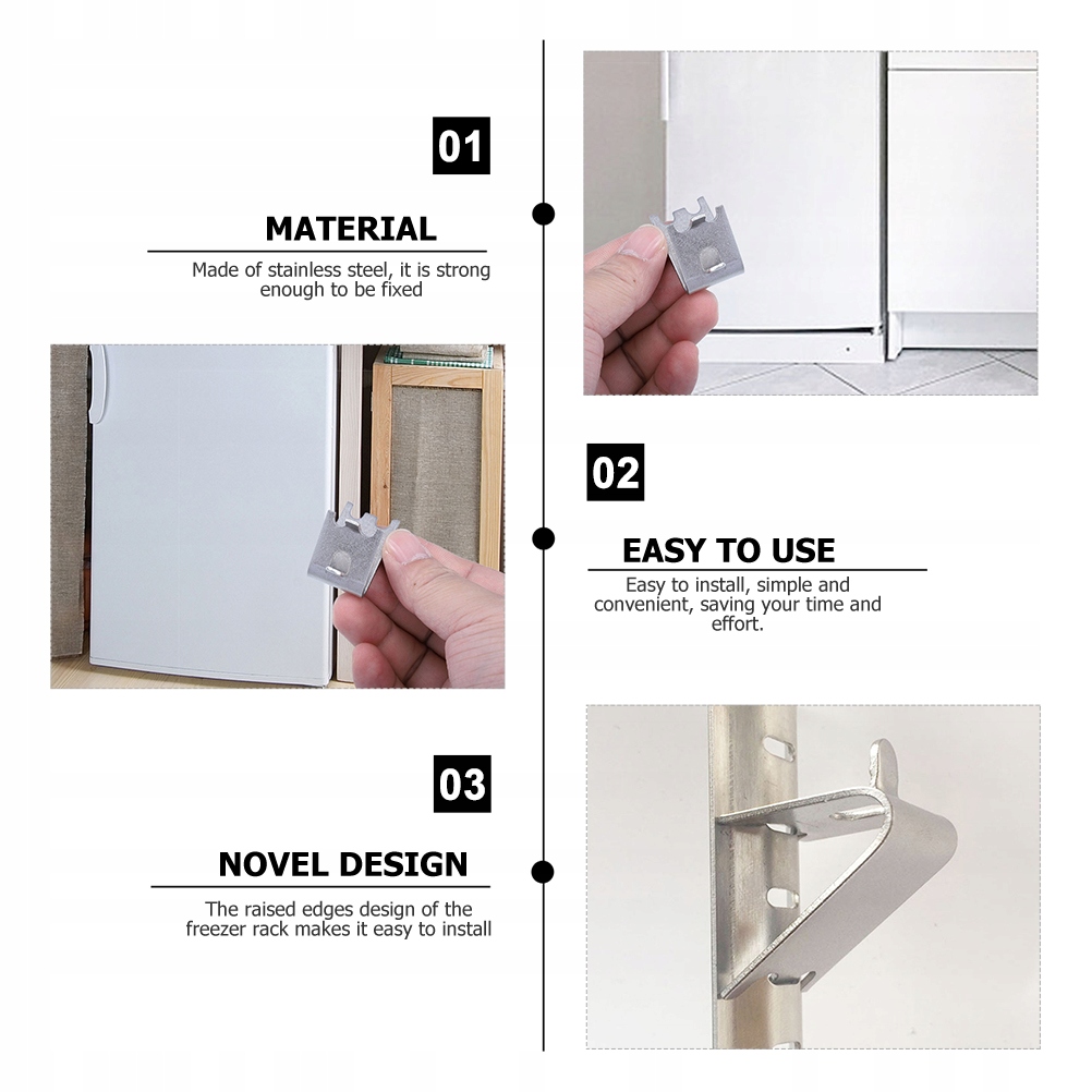 CLIP LODÓWKA PLASTIKOWE WSPORNIKI DO PÓŁEK EAN (GTIN) 7432414194465