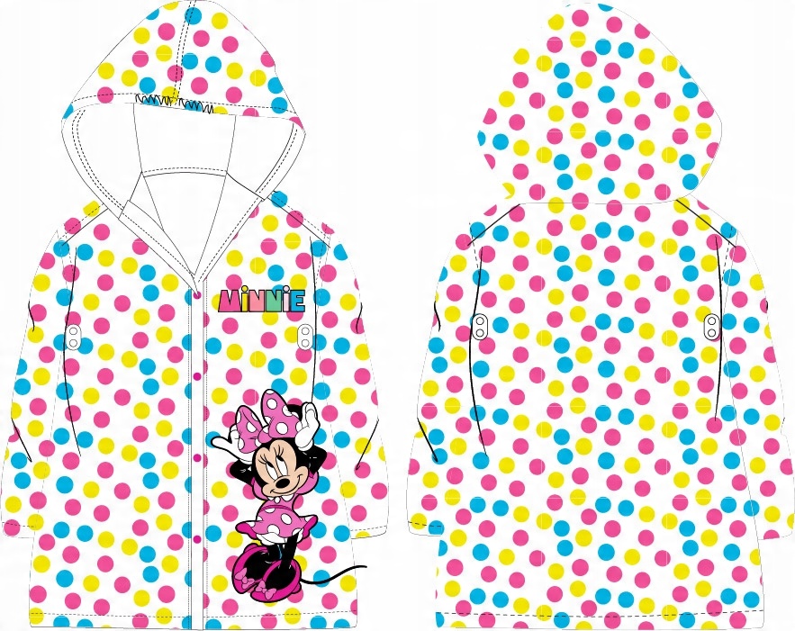 

Płaszcz przeciwdeszczowy Myszka Minnie 122/128