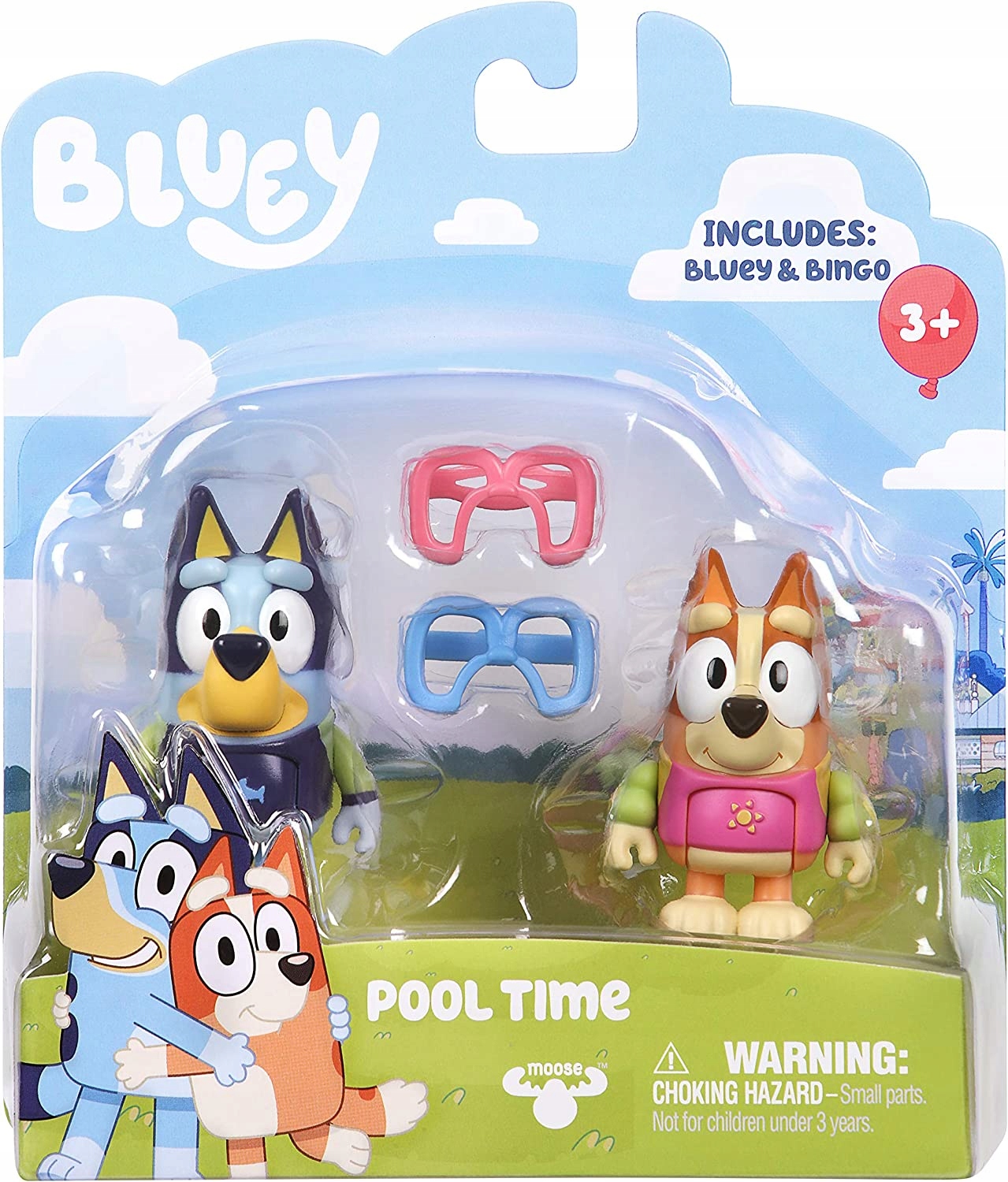 

Bluey Czas na basen: Bluey i Bingo zestaw do zabaw