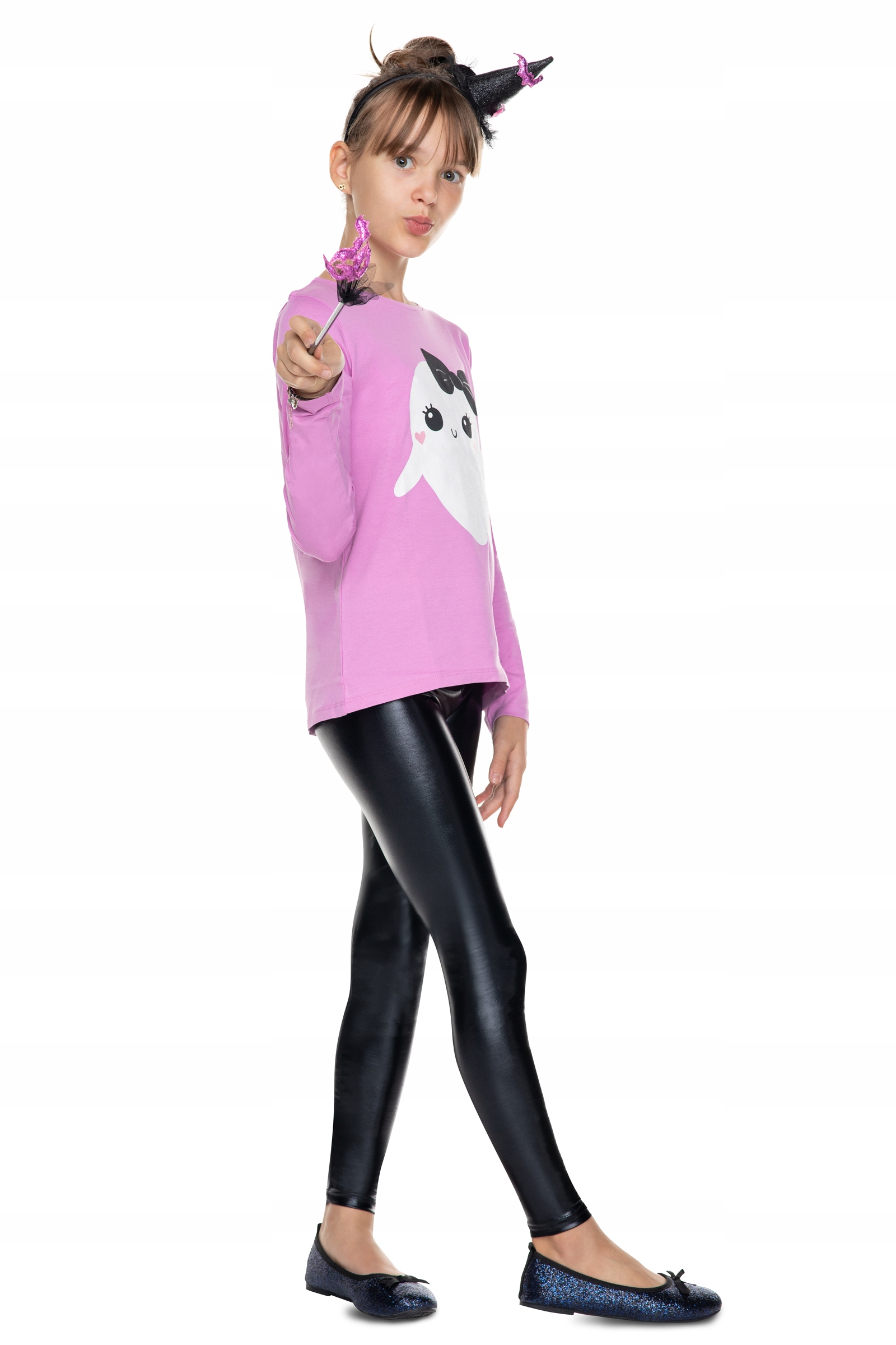 DZIECIĘCE LATEKSOWE LEGGINSY METALICZNE GETRY LTXK Marka Inna marka