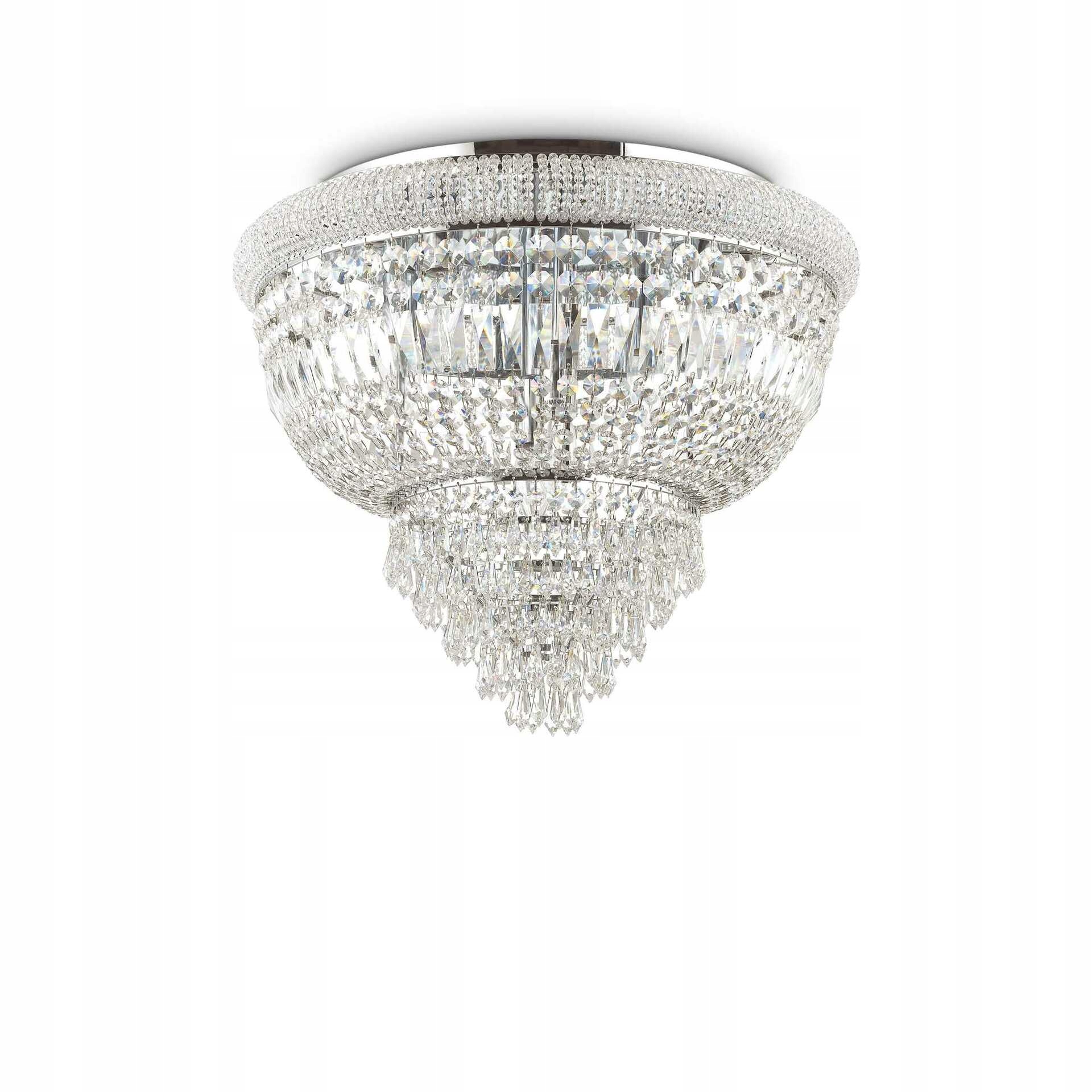 Stropné svietidlo Ideal Lux Dubai PL6 cromo 207186 6x40W chrómové 52cm