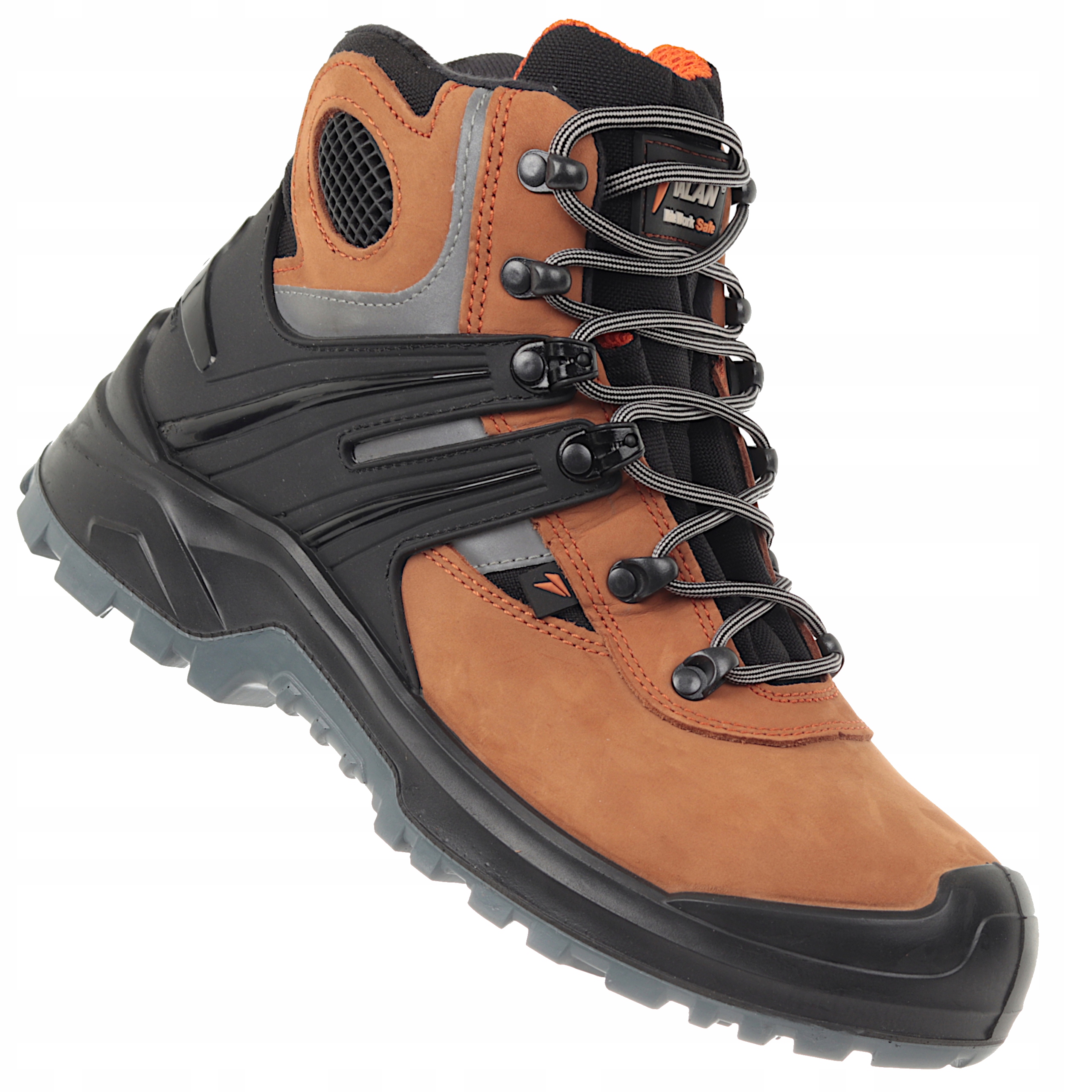 Buty robocze męskie Bhp skórzane Talan Galaxy antyprzebiciowe kevlar S3 45