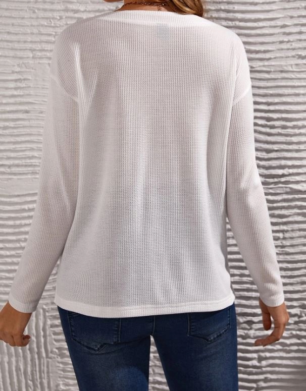 SHEIN SWETER CIĄŻOWY BIAŁY ROZPINANY L/XL VTG Płeć kobieta