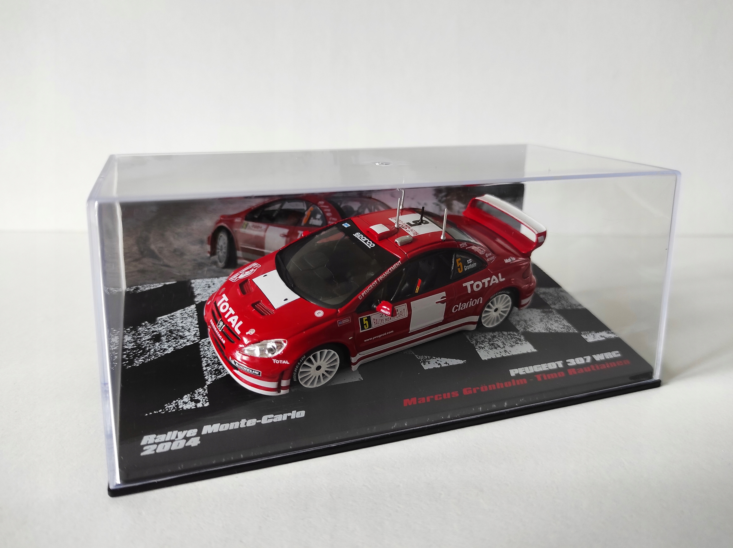 Peugeot 307 Wrc Rally Monte Carlo 2004 M.Gronholm T.Rautiainen 1:43
