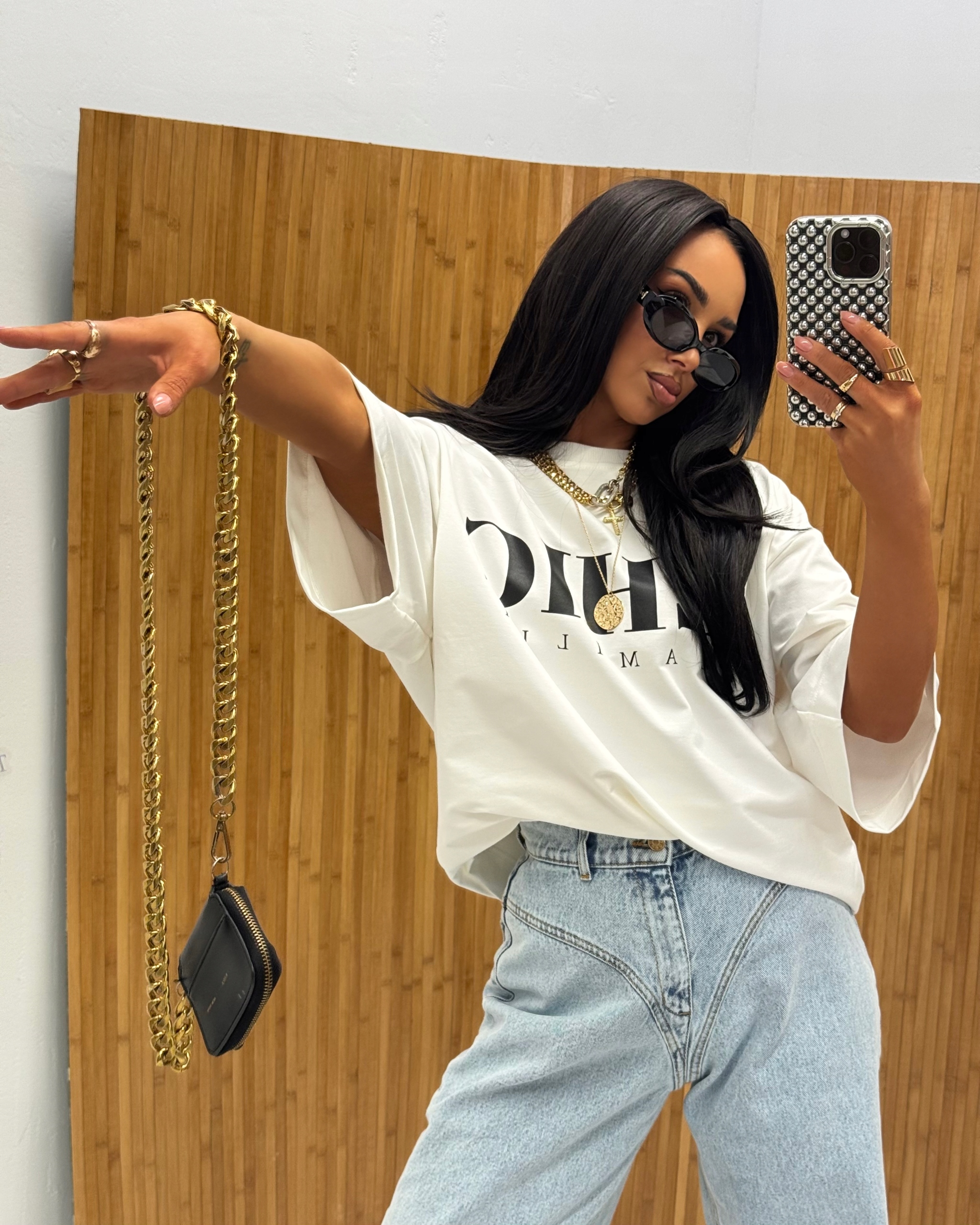 Tričko Oversize Chic LaMilla Bílé