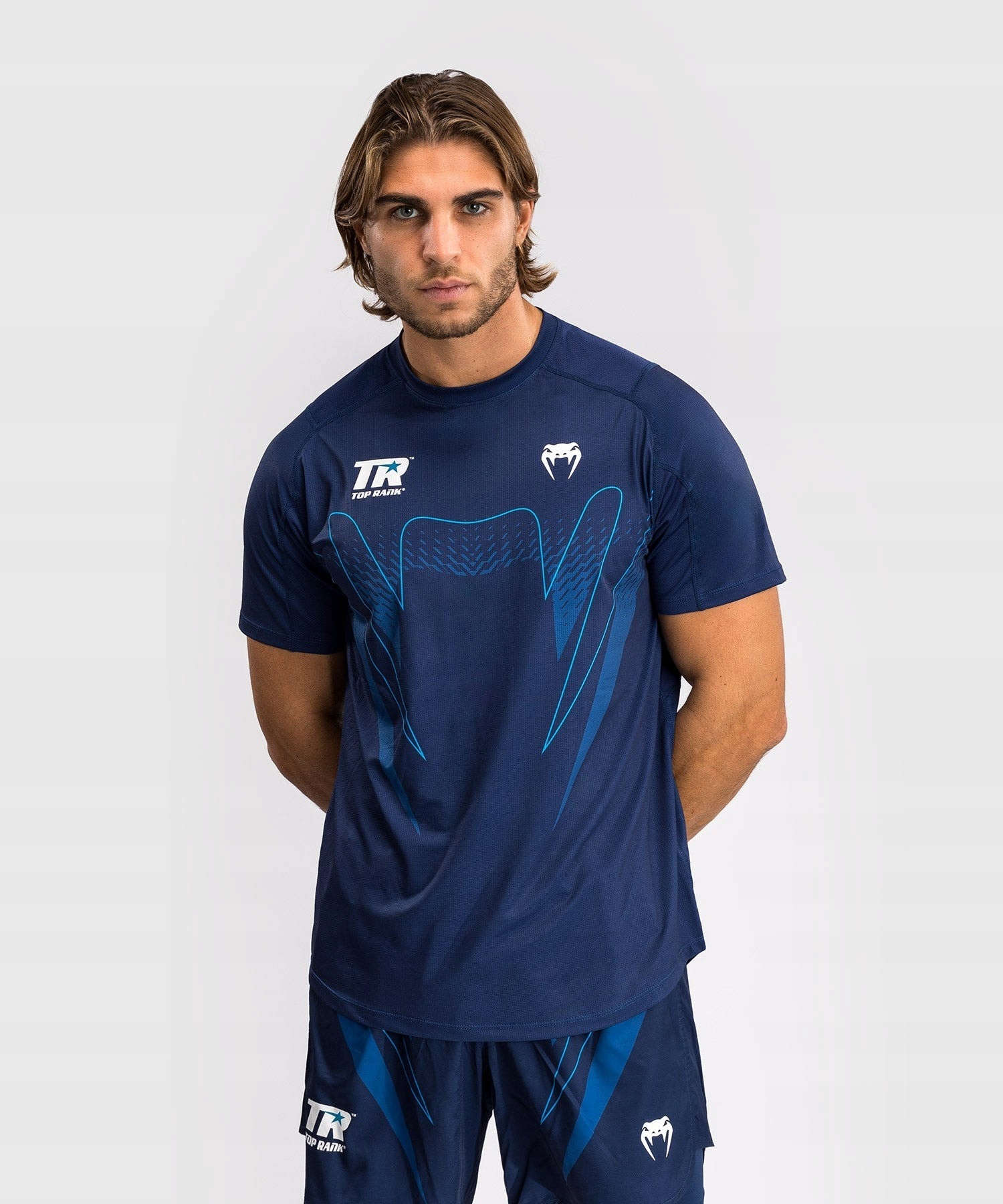 tričko venum x top rank original dry tech XXL Modré