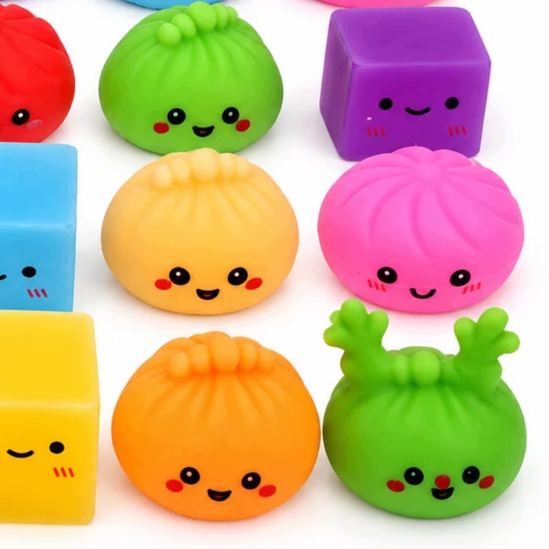 Адвент-календарь Dumpling, 24 праздничные мялки squishy, от 3 лет — фото 3