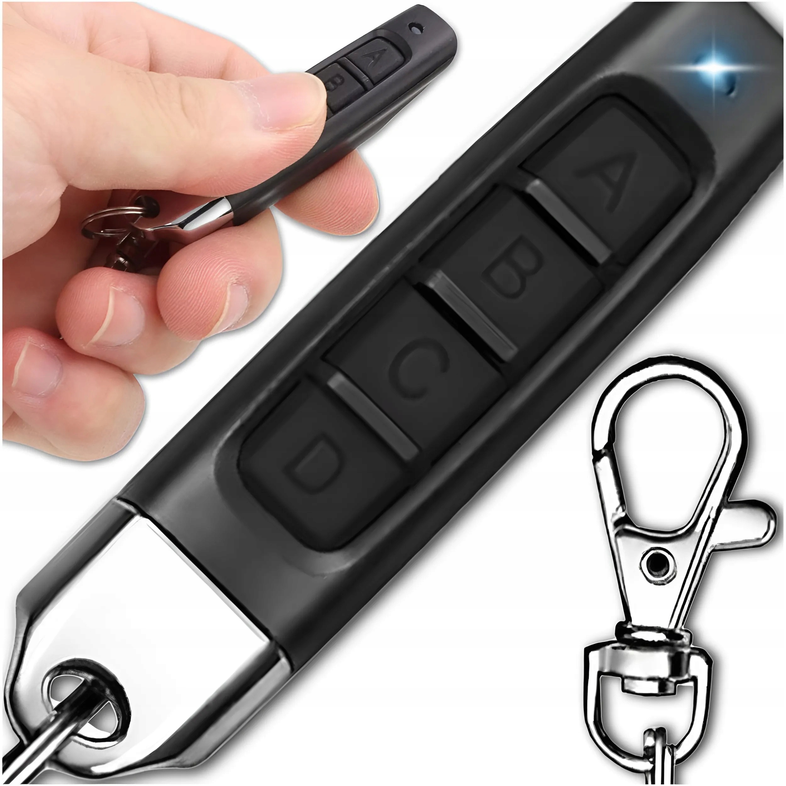 Pilot uniwersalny MEMFLOW czarny samokopiujący 433,92 MHz