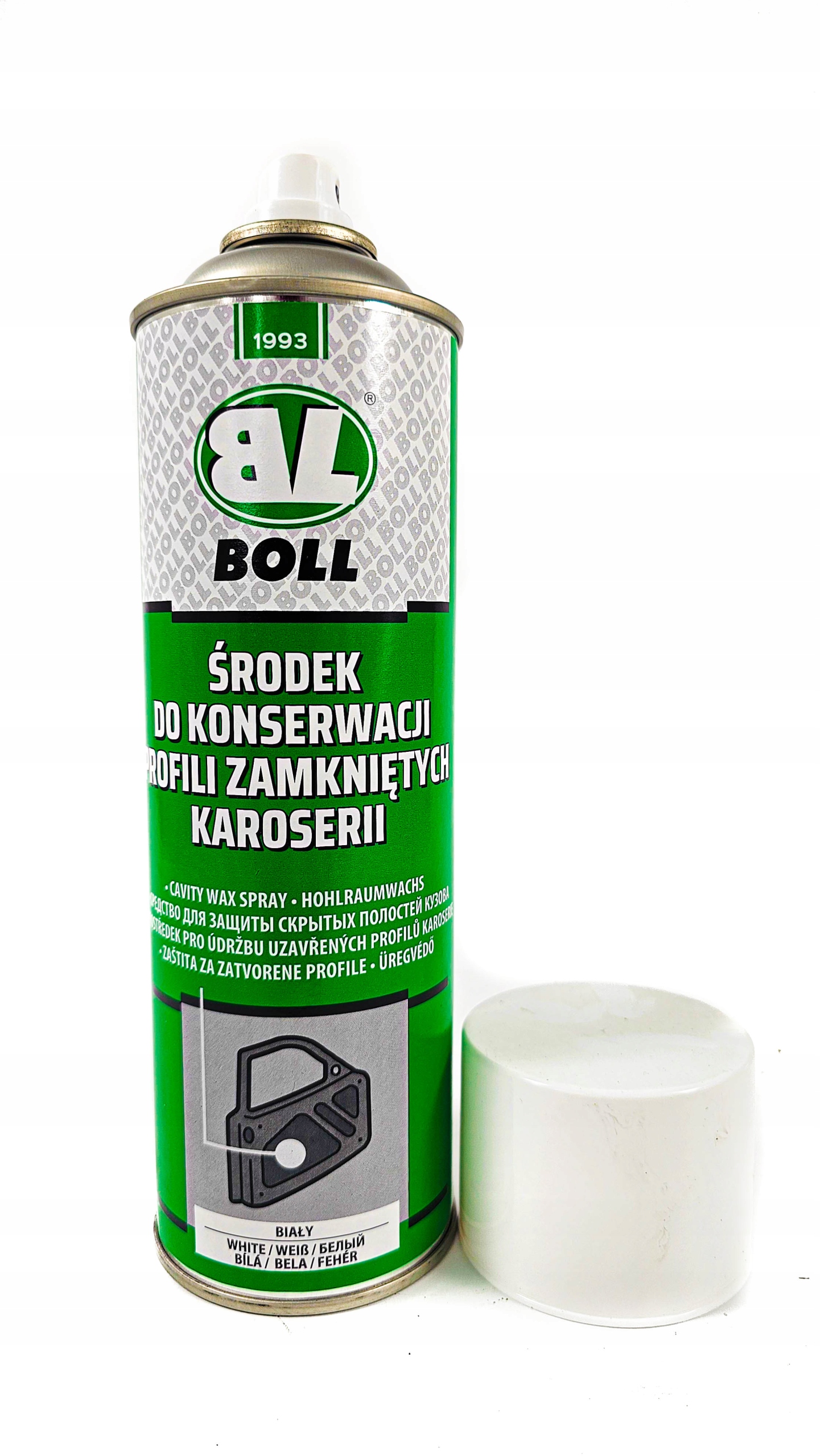 Boll Środek Konserwacji Profili Zamkniętych Spray 500MLPRZEZROCZYSTY Wosk